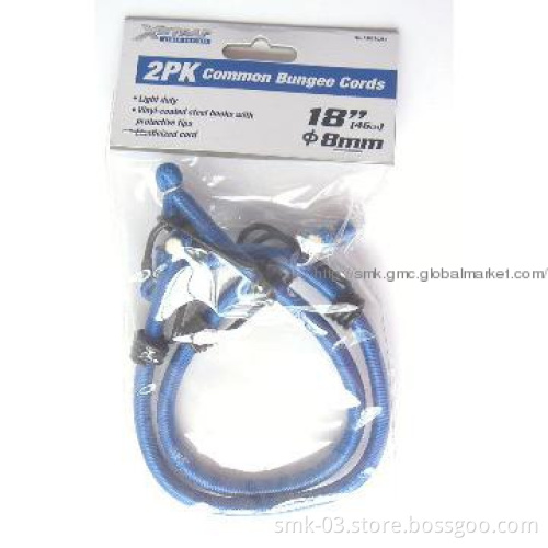2PK 18\"X8mm Common Bungee Cord GS approved